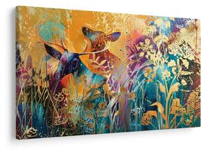Tablou - Pictura abstractă a naturii (90x60 cm)