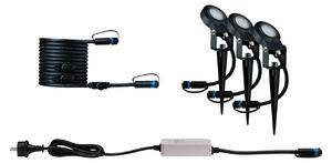 Spoturi Paulmann, Sting, reglabil, Negru, Metal, Modern