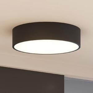 Arcchio plafonieră LED Noabelle, Ø 40 cm, negru, metal, reglabil, Negru, Bucătărie, Metal, Modern