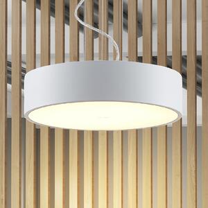 Arcchio Lampă suspendată LED Noabelle, Ø 40 cm, alb, metal, reglabil, Alb, Bucătărie, Metal, Modern