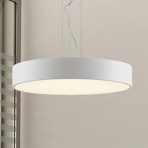 Arcchio Lampă suspendată LED Noabelle, Ø 60 cm, alb, metal, reglabil, Alb, Bucătărie, Metal, Modern