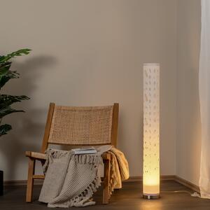 Lindby Lampadar Alisea, 104 cm, albă, GU10, Alb, Camera de zi / sufragerie, Plastic, Modern