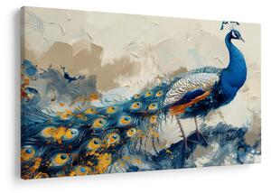 Tablou - Peacock, pictură (90x60 cm)