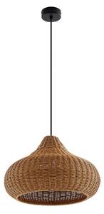 Lămpi de exterior Lucande, Taniola, reglabil, Lemn, Terasă, Lemn, Boho
