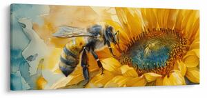 Tablou - Albină, acuarelă (120x50 cm)