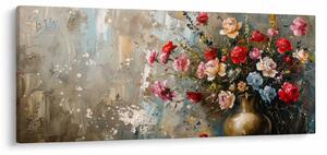 Tablou - Vaza de flori (120x50 cm)
