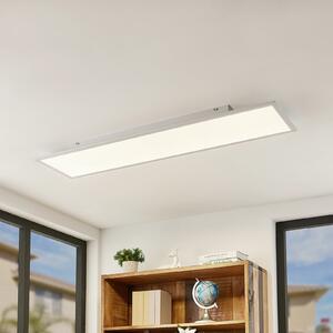 Lindby Panou LED Quais, 30 x 120 cm, alb, aluminiu, 4.000K, Alb, Bucătărie, Aluminiu, Modern