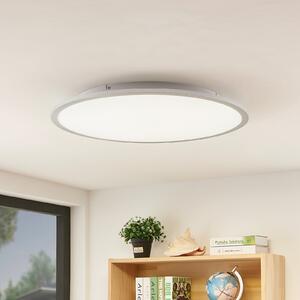 Lindby plafonieră LED Narima, 4.000 K, Ø 60 cm, argintiu, Metalic, Bucătărie, Plastic, Modern