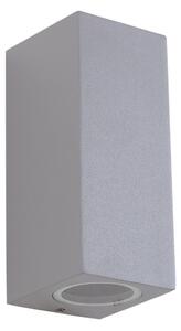Lămpi de exterior Lucande, Xava, reglabil, Gri, Balcon, Aluminiu, Modern