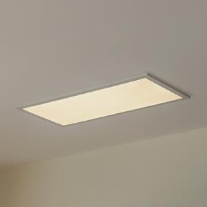 Lindby Panou LED Kenma, CCT, 29,6 cm x 59,6 cm, reglabil, Alb, Camera de zi / sufragerie, Plastic, Modern