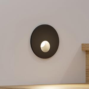 Arcchio LED lampă încastrată Vexi, Ø 7,5 cm, negru, aluminiu, CCT, reglabil, Negru, Camera de zi / sufragerie, Aluminiu, Modern, Corpuri de iluminat încastrate rotunde
