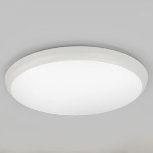 Arcchio plafonieră LED Augustin, Ø 40 cm, 4.000 K, IP54, Alb, Baie, Plastic, Modern