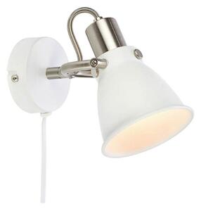 Lampă de perete Markslöjd, Alb, Camera de zi, Metal
