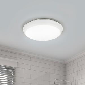 Arcchio plafonieră LED Augustin, Ø 20 cm, 4.000 K, IP54, Alb, Baie, Plastic, Modern