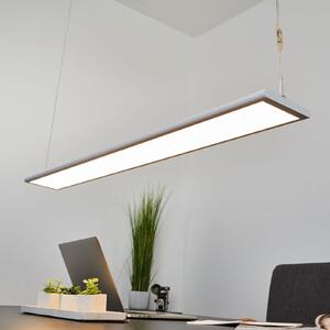 Arcchio Lampă suspendată LED pentru birou Samu, sus/jos, dimabil, aluminiu, reglabil, Alb, Studiu / Birou, Plastic, Modern