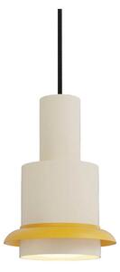 Chaumont Lustră Pendul Ø19xH28 White/Yellow - DCW