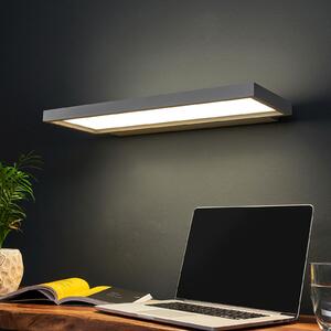 Arcchio Rick aplică LED birou, gri, alb neutru, reglabil, Gri, Studiu / Birou, Plastic, Modern