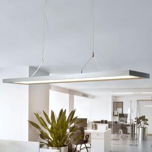 Arcchio lampă suspendată LED Dorean, argintiu, metal, 120cm, reglabil, Gri, Studiu / Birou, Metal, Modern