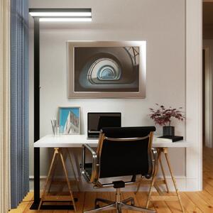 Arcchio Lampadar LED Logan Basic, negru, 7500 lm, dimabil, reglabil, Negru, Studiu / Birou, Aluminiu, Modern, Proiector vertical