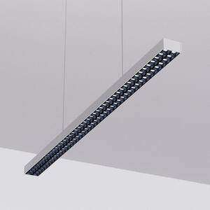 Arcchio lampă suspendată LED pentru birou Jolinda, argintiu, 118cm, sus/jos, Gri, Studiu / Birou, Metal, Modern