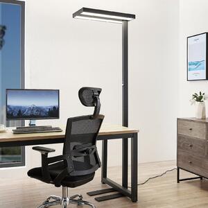 Arcchio Lampadar LED Logan Pro, negru, senzor, dimabil, reglabil, Negru, Studiu / Birou, Aluminiu, Modern