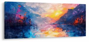 Tablou - Pictura peisajului (120x50 cm)