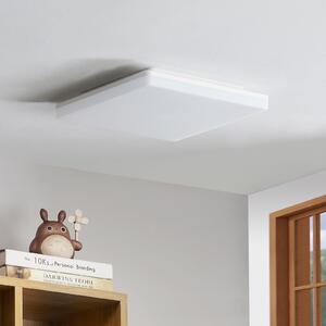 PRIOS Artin plafonieră LED, senzor, unghiulară, 28 cm, Alb, Baie, Plastic, Modern
