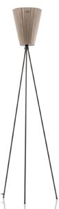 Lampadar Northern, Oslo Wood, reglabil, Negru, Camera de zi, Țesătură / Textil, Design