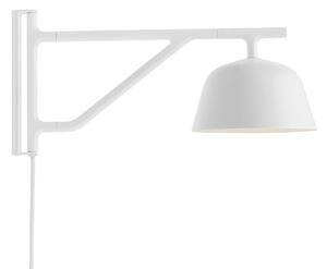 Lampă de perete Muuto, Alb, Camera de zi, Aluminiu