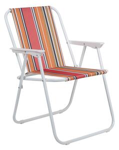 Scaun pliabil de gradina, Jette, Roz, 53x56x73 cm