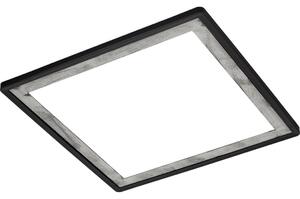 Briloner 7457-414 - Plafonieră LED SLIM 18W/230V 4000K 29x29 cm neagră