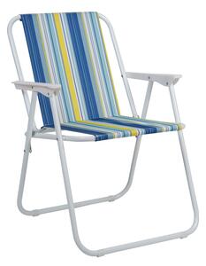 Scaun pliabil de gradina, Jette, Albastru, 53x56x73 cm