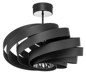 Plafoniere Domiluce, Vento, reglabil, Negru, Camera de zi, Metal, Modern