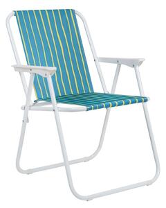 Scaun pliabil de gradina, Jette, Galben, 53x56x73 cm