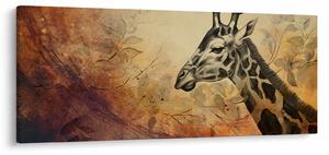 Tablou - Girafă, pictură (120x50 cm)