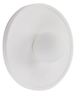 Lampă de perete Lindby, Nielson, reglabil, Alb, Camera de zi, Tencuială / Argilă, Modern