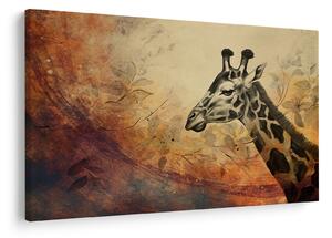 Tablou - Girafă, pictură (90x60 cm)