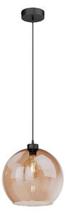 Lustră Pendul TK Lighting, Cubus, reglabil, Maro / Rugină, Camera de zi, Sticlă, Modern