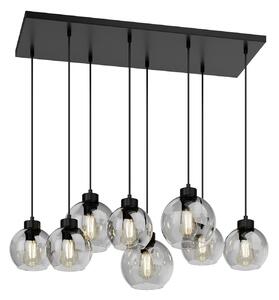 Lustră Pendul TK Lighting, Cubus, reglabil, Gri, Camera de zi, Sticlă, Modern