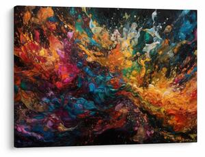 Tablou - Abstracția culorilor II. (70x50 cm)