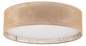 Plafoniere TK Lighting, Juta, reglabil, Bej, Camera de zi, Țesătură / Textil