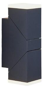 Lampă de Exterior Lindby, Sally, Negru, Balcon, Aluminiu, Modern