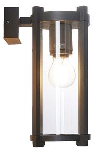 Lămpi de exterior Lucande, Brienne, reglabil, Negru, Terasă, Metal, Modern