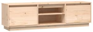 Comodă TV, 140x35x40 cm, lemn masiv de pin