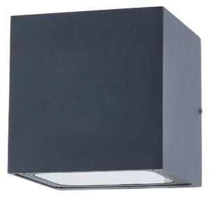 Lămpi de exterior Lucande, Merjem, Gri, Balcon, Aluminiu, Modern