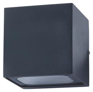 Lămpi de exterior Lucande, Merjem, Gri, Balcon, Aluminiu, Modern