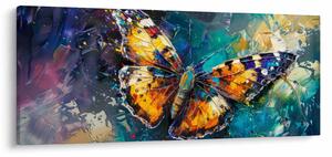 Tablou - Fluture, pictură în ulei (120x50 cm)
