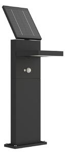 Lampă de Exterior Lucande, Silvan, Negru, Aluminiu, Modern