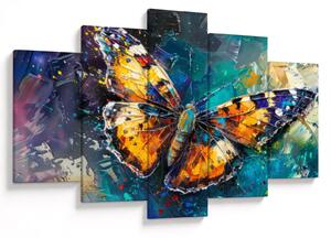 Tablou - Fluture, pictură în ulei (150x105 cm)