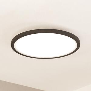 EGLO connect Sarsina-Z plafonieră negru Ø45cm, reglabil, Negru, Camera de zi / sufragerie, Metal, Modern